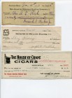 United States Set of 3 Cheques 1915 - 1945
Fletcher American National Bank 16.50 Dollars; Simpson State Bank 3 Dollars; Atlantic National Bank of Bos...