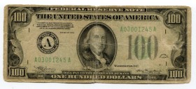 United States 100 Dollars 1934 
P# 433L