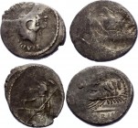 Roman Republic 2 x Denarius 110 - 50 BC
Rome. AR denarius - 2 pieces