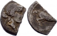 Roman Republic Denarius 90 BC Q Titius
Obv: Head of Roma right, wearing winged diadem. Rev: Pegasus springing right, Q●TITI on base.