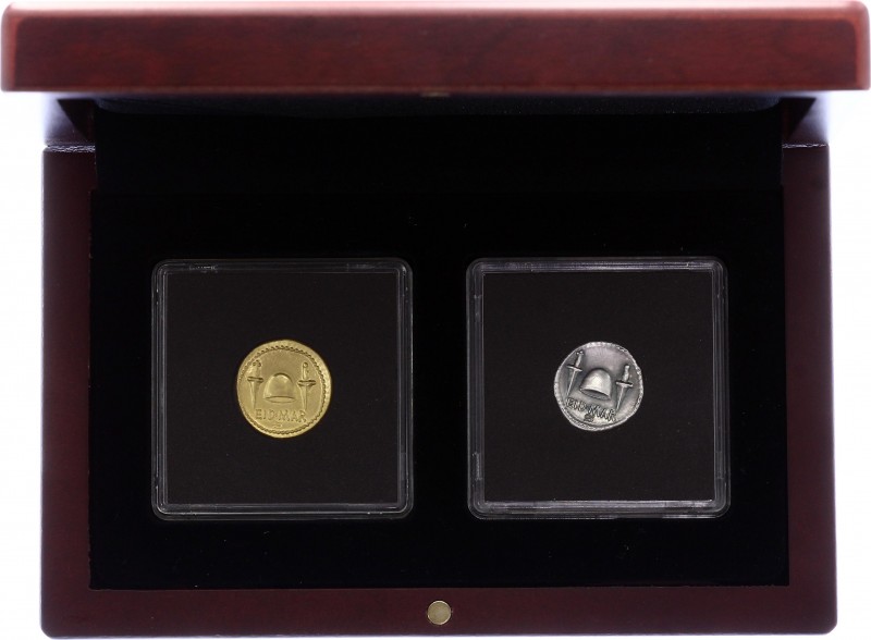 Roman Empire Set of Denar & Aureus Marcus Junius Brutus 42 BC Modern Restrike! ...