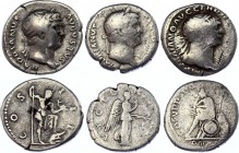 Roman Empire 3 x Denarius 100 - 190 AD
Lot of three denarius.