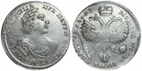 Russia Poltina 1719 
Diakov# 842; 10 Roubles by Petrov; Silver 13,5g.; AUNC