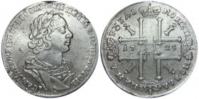 Russia 1 Rouble 1725 R1
Bit# 969 R1; Silver 27,7g.; XF+