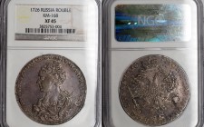 Russia 1 Rouble 1726 NGC XF45
Bit# 17; Silver