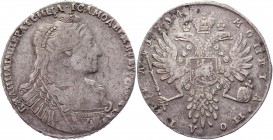 Russia Poltina 1734 R1
Bit# No; Silver 12,9g.; ХF-