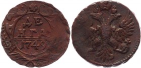 Russia Denga 1749 
Bit# 359; Copper 6,56g.; VF-XF