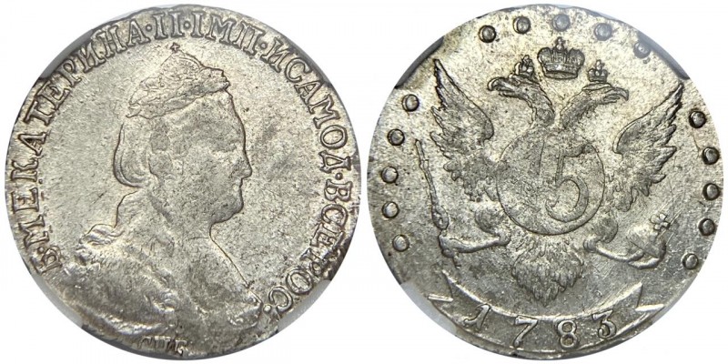 Russia 15 Kopeks 1783 СПБ NNR MS60
Bit# 440 ; Silver