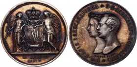 Russia Marriage Medal 1841 H GUBE. FECIT R1
Bit# 904 R3; Copper 25.36g 36mm; Marriage of a Crown Prince Alexander and Maria; H GUBE. FECIT; Медаль 18...