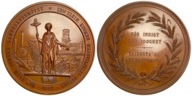 Russia - Finland Bronze Medal IX Finnish Industrial and Agricultural Exhibition in Vyborg "For Skill and Diligent Labor" 1887 
Bostrom II, s.177, # I...