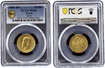 Russia 10 Roubles 1899 ФЗ PCGS MS 62
Bit# 6; Gold 8,60 g;