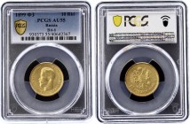 Russia 10 Roubles 1899 ФЗ PCGS AU 55
Bit# 6; Gold 8,60 g;