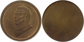 Russia - USSR Bronze Medal Brezhnev 1970s Trial
Bronze 37g.; Trial imprint of an unapproved medal; UNC