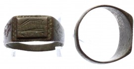 Germany - Third Reich Wehrmacht Ring Athens 1941 Acropolis
Bronze 4,19g.
