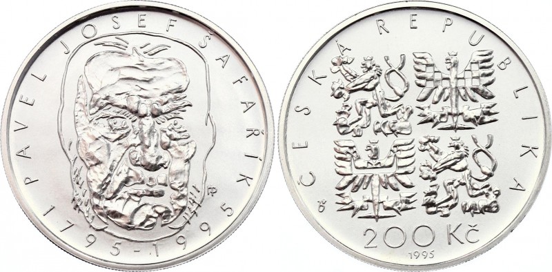 Czech Republic 200 Korun 1995 
KM# 16; Silver; 200th Anniversary of the Birth o...