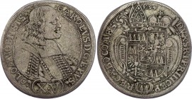 Austria Bohemia Olmutz 15 Kreuzer 1694
KM# 231; Silver; Karl II von Liechtenstein-Kastelkorn