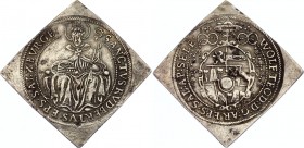 Austria Salzburg 1/4 Thaler Klippe 1587 - 1612 (ND)
Probszt 836; Zöttl 991; Silver; Obv: WOLF TEOD D G AREPS SAL AP SE LE. Rev: SANCT RVDBERVS EPS SA...