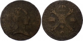 Austrian Netherlands 1 Kronenthaler 1796 Contemporary Counterfeit!
KM# 239; Copper 28.60g; Franz II