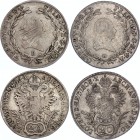 Austria 2 x 20 Kreuzer 1802 - 1803 B
KM# 2139; Silver; Franz II