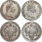 Austria 2 x 20 Kreuzer 1831 - 1832 A
KM# 2147; Silver; Franz I
