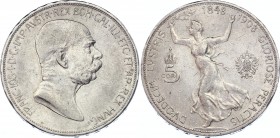 Austria 5 Corona 1908 
KM# 2809; Silver; 60th Anniversary of the Franz Joseph I's Reign; XF