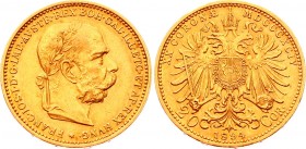 Austria 20 Corona 1894 
KM# 2806; Gold (.900) 6.78g 21mm; Franz Joseph I