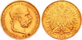 Austria 20 Corona 1897 
KM# 2806; Gold (.900) 6.78g 21mm; Franz Joseph I