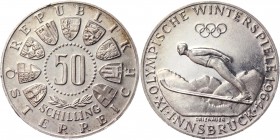 Austria 50 Schlling 1964 
KM# 2896; Silver 19,95g.; Proof
