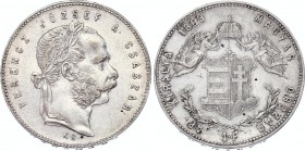 Hungary 1 Forint 1869 KB
KM# 449; Silver; Franz Joseph I; XF-