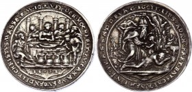 German States Ecclesiastical Medal 1655 Rare!
Silver 20.20g 39mm