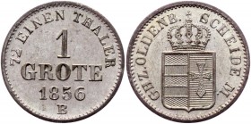 German States Oldenburg 1 Groten 1856 B
KM# 187; AKS# 31; J# 45; Silver 0.96g.; Nicolaus Friedrich Peter; UNC
