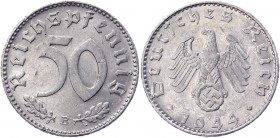 Germany - Third Reich 50 Reichspfennig 1944 B
KM# 96; Aluminum 1,33g.; AUNC
