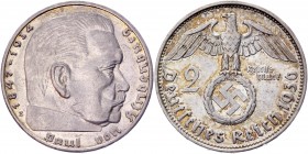 Germany - Third Reich 2 Reichsmark 1936 E
KM# 93; Silver 7,94g.; AUNC