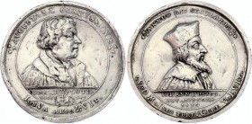 Danzig Medal "200 Years of the Augsburg Confession" 1730 
Silver 26.31g 41mm; By Peter Paul Werner; Obverse: Portrait of Jan Hus / John Huss with doc...