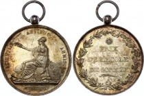 France Silver Medal "Soreze School' 1816 (1840-1860)
Silver 19.68g 34.5mm