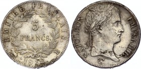 France 5 Francs 1812 B
KM# 694.2; Silver; Napoleon I; XF+/AUNC-