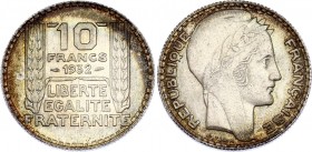 France 10 Francs 1932 
KM# 908.1; Silver; AUNC