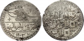 Ottoman Empire 1 Yuzluk 1791 AH 1203 (3)
KM# 507; Silver; Selīm III; Islambol mint