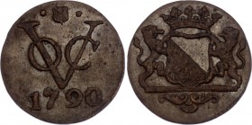 Netherlands East Indies 1 Duit 1790 
KM# 111.1 (mintmark: shield between dots); Utrecht