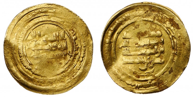 Samanid Nasr II bin Ahmad Dinar AH 301 - 331 al-Muhammadiya Mint 
Gold 4.05g 26...