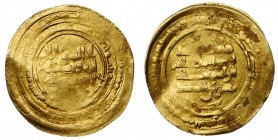 Samanid Nasr II bin Ahmad Dinar AH 301 - 331 al-Muhammadiya Mint 
Gold 4.05g 26mm