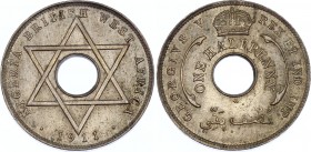 British West Africa 1/2 Penny 1911 H
KM# 5; Georg V; XF-AUNC