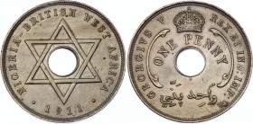British West Africa 1 Penny 1911 H
KM# 6; Georg V; AUNC