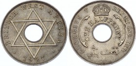British West Africa 1/2 Penny 1927 
KM# 8; Georg V; AUNC