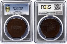 Sierra Leone 1 Dollar 1791 PCGS PR64
KM# 6a; Bronzed