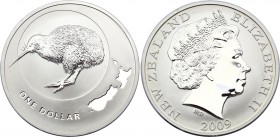 Australia 1 Dollar 2009 
KM# 322; Silver; Kiwi