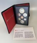 Canada Annual Coin Set 1992 
1 5 10 25 50 Cents 1 Dollar 1982; Silver Proof; With Original Package