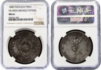 Paraguay 1 Peso 1888 Pattern NGC MS61
KM# unl