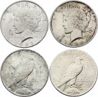 United States 2 x 1 Dollar 1923 - 1925
KM# 150; Silver; "Peace Dollar"