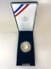 United States 1 Dollar 1990 
KM# 22; Silver Proof; Eisenhower Centennial; With Original Box & Certificate